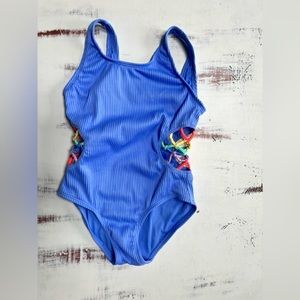 Art Class Girls Size S (6/6X) Purple One Piece Bathing Suit